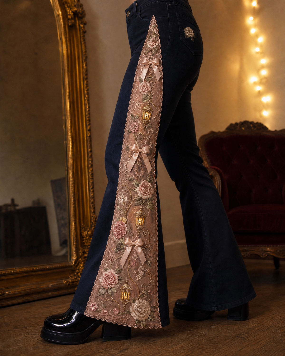 Fairytale Princess Jeans, close detail